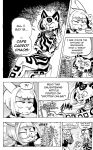  angry cellphone cheetah clothing comic cookie_(furryfight_chronicles) daigaijin dress felid feline furryfight_chronicles mammal monochrome nyarai_(furryfight_chronicles) phone rodent sciurid 