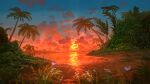  bug butterfly cloud denis_istomin evening lake nature no_humans original outdoors palm_tree scenery sky sun sunset tree tropical water 