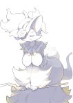  &lt;3 2022 absurd_res anthro areola bedroom_eyes big_breasts big_ears biped blush bow_tie breasts canid clothed clothing cosplay curvy_figure delphox digital_media_(artwork) dodudoru fashionable_style_gardevoir female flower front_view fur generation_6_pokemon half-closed_eyes hanging_breasts hat headgear headwear hi_res holowear_(pokemon) inner_ear_fluff leaning leaning_forward looking_at_viewer mammal mature_anthro mature_female narrowed_eyes nintendo nipples plant pokemon pokemon_(species) pokemon_unite presenting presenting_breasts puffy_areola seductive shaded simple_background smile smirk smug snout solo standing stick tuft voluptuous white_background wide_hips 