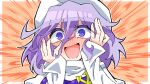  1girl bangs blue_eyes blush embarrassed grey_hair hands_on_own_cheeks hands_on_own_face hat letty_whiterock long_sleeves looking_at_viewer neosiromaruzmc one-hour_drawing_challenge pink_background short_hair solo touhou 
