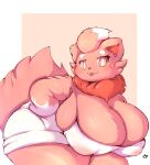  :3 alternate_color anthro anthrofied big_breasts big_tail biped blep blush border bottomwear breasts canid canine cheek_tuft circle_eyebrows clothed clothing colored curvaceous curvy_figure digital_media_(artwork) eyebrows eyelashes facial_tuft female fluffy fluffy_tail front_view fully_clothed fur generation_5_pokemon glistening glistening_body glistening_breasts glistening_fur gloves_(marking) hand_on_hip head_tuft hi_res huge_breasts inverted_nipples leaning leaning_forward lightmizano looking_at_viewer mammal markings monotone_tail multi_tone_fur multicolored_body multicolored_fur neck_tuft nintendo nipple_outline nipples orange_body orange_fur orange_inner_ear orange_nose pink_body pink_ears pink_eyes pink_fur pink_nipples pink_tail pokemon pokemon_(species) pokemorph portrait pose pupils shaded shirt simple_background smile solo standing tail tan_background thick_tail thick_thighs three-quarter_portrait three-quarter_view tongue tongue_out topwear translucent translucent_clothing translucent_shirt translucent_topwear tuft voluptuous white_body white_border white_bottomwear white_clothing white_fur white_pupils white_shirt white_topwear zorua 