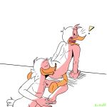  age_difference anatid angry anseriform anthro avian bird blush blush_lines disney donald_duck duck ducktales ducktales_(2017) duo exclamation_point hi_res incest_(lore) male male/male older_male scrooge_mcduck sinfulbearrings younger_male 