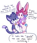  anthro big_penis domestic_cat felid feline felis foreskin genitals hi_res humiliation lagomorph leporid male male/male mammal penis penis_humiliation penis_size_difference rabbit sin_tokki small_penis small_penis_humiliation taffy zaaru_(character) 