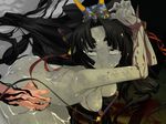  black_hair blood corpse cum dead death guro kurohime kurohime_(rance) necrophilia nude photoshop rance_(series) sengoku_rance zombie 