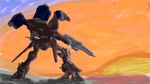  armored_core back_view fanart from_software gun missile_launcher rocket_launcher weapon 