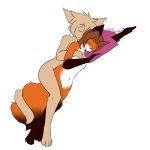  alpha_channel anthro basitin black_body black_fur breasts canid canine dipstick_tail duo eyes_closed female fox fur gloves_(marking) hand_on_breast keidran keith_keiser laura_(twokinds) leg_markings male male/female mammal markings navel orange_body orange_fur pillow simple_background sleeping smile socks_(marking) tail tail_markings tan_body tan_fur transparent_background twokinds webcomic white_body white_fur wolfie-pawz 