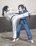  2girls highres karate multiple_girls original sage_tory 