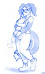  anthro border_collie buckteeth byondrage canid canine canis clothing collie domestic_dog dork eliza_edington eyewear female glasses herding_dog hi_res mammal nerd overalls pastoral_dog pigtails school sheepdog sketch solo teeth 