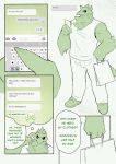  2019 anthro apple_inc. bottomwear cellphone clothed clothing comic corviknight crimsonrabbit generation_8_pokemon hi_res iphone male nintendo pants phone pokemon pokemon_(species) shirt shopping_bag smartphone solo speech_bubble text_message topwear 