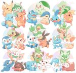  &gt;_&lt; &gt;_o :3 ^_^ artist_name blue_eyes blush bright_pupils brown_eyes bulbasaur charmander chespin chikorita chimchar closed_eyes closed_mouth colored_sclera commentary_request cyndaquil fang fennekin froakie fuecoco grookey happy highres litten looking_at_viewer mudkip mugita_konomi no_humans one_eye_closed open_mouth oshawott pikachu piplup pokemon pokemon_(creature) popplio quaxly red_eyes rowlet scorbunny sharp_teeth simple_background smile snivy sobble sprigatito squirtle starter_pokemon_trio teeth tepig tongue torchic totodile treecko turtwig upper_teeth_only v-shaped_eyebrows white_background white_pupils yellow_sclera 