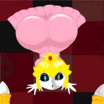  blonde_hair blue_eyes bowser butt clothing duo feet female hair hi_res human hypnosis koopa lil_scooter56 looking_at_viewer male male/female mammal mario_bros mask mind_control nintendo princess_peach scalie shadow shyguy toes 