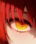  1girl 58_(opal_00_58) absurdres chainsaw_man close-up crystal_eye highres looking_at_viewer makima_(chainsaw_man) ringed_eyes solo yellow_eyes 