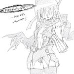  assassin_cross greyscale lowres mahou_sensei_negima! miyazaki_nodoka monochrome ragnarok_online sketch solo 