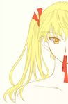  blonde_hair kobayashi_jin long_hair ribbon sawachika_eri school_rumble solo twintails 