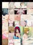  akari blonde_hair breasts elfen_lied fanservice grid hikari jennifer_portman lucy nana nipples pink_hair sexy 