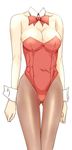  1girl amiba48 breasts bunnysuit cleavage code_geass cropped headless kallen_stadtfeld large_breasts pantyhose photoshop standing 