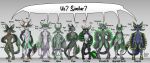  2023 4_ears aaron_(avali) absurd_res asavagecloud avali avali_(original) avian black_claws black_eyes black_pawpads black_sclera black_scutes blep blue_eyes character_name chart chest_tuft claws countershading crossed_arms cybernetic_arm cybernetic_leg cybernetic_limb english_text eyewear eyewear_on_head feather_tuft feathered_wings feathers florian_grille flynn_(avali) goggles goggles_on_head green_band green_body green_claws green_eyes green_feathers green_pawpads green_sclera green_scutes green_stripe green_stripes grey_body grey_claws grey_countershading grey_feathers grey_pawpads grey_scutes group hand_on_ear hand_on_hip hand_scutes height height_chart hexagon_eyes hi_res kalakian looking_at_viewer lost_lion male male_(lore) multi_ear nude orange_body orange_feathers orange_pawpads pawpads pink_eyes purple_pawpads rayvalio-scy-pan red_scarf resistant_raptor scarf simple_background smile speech_bubble standing stripes text tongue tongue_out tuft upgraded_toaster vaquero vaquero_(avali) white_background white_body white_claws white_feathers winged_arms wings yellow_sclera 
