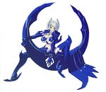  armor blue_hair solo tsuzuki_shiori weapon witchblade 