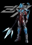  1boy 3ok absurdres alternate_universe ginga_spark highres holding holding_polearm holding_trident holding_weapon lance leg_armor polearm power_armor science_fiction sparkle standing tokusatsu trident ultraman_(hero&#039;s_comics) ultraman_ginga ultraman_ginga_(series) ultraman_suit weapon 