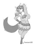  anthro breasts canid canine canis fastact20 featureless_breasts featureless_crotch female leah_(sheep_and_wolves) mammal sheep_and_wolves tribal_clothing wizart_animation wolf 
