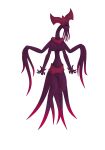  absurd_res ambiguous_gender hi_res humanoid monster multi_arm multi_limb multi_tail purple_body purple_skin red_carapace simple_background solo tail tentacles unknown_artist 