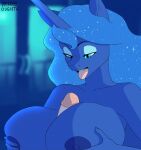  animated big_breasts breast_play breasts friendship_is_magic hasbro my_little_pony oughta princess_luna_(mlp) sex tagme titfuck 