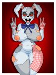  arms_above_head bedroom_eyes belly big_breasts bodily_fluids breasts buckteeth bunny_costume bunny_ears_(disambiguation) bunny_girl clothing cock_hungry costume eyelashes female female/female five_nights_at_freddy&#039;s five_nights_at_freddy&#039;s:_security_breach genital_fluids gravity_breaker human lactating lagomorph leporid looking_at_viewer mammal midriff narrowed_eyes open_mouth panties pawpads peace_sign_(disambiguation) pussy_juice rabbit rabbit_ears red_eyes scottgames seductive solo squinted_eyes steel_wool_studios suggestive suggestive_look teeth thick_thighs thighs tongue torn_clothing underwear vanny_(fnaf) wet wet_clothing wet_panties wet_underwear wide_hips 