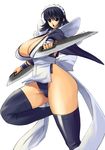  cleavage iroha maid narashino_zoe samurai_spirits weapon 
