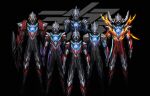  3ok 6+boys absurdres alternate_universe armor black_claws body_armor burnmite claws emerium_slugger everyone flaming_eyes fusion gauntlets highres horns hurricane_slash kaette_kita_ultraman lightning_attacker male_focus multiple_boys orb power_armor spacium_zeperion standing thunder_breastar tokusatsu two-tone_eyes ultra_series ultra_seven ultraman ultraman_(1st_series) ultraman_(hero&#039;s_comics) ultraman_jack ultraman_orb ultraman_orb_(series) ultraman_suit ultraman_tarou_(series) ultraman_tiga ultraman_tiga_(series) ultraman_x ultraman_x_(series) ultraman_zero ultraman_zero_the_movie zoffy_(ultra_series) 