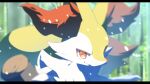  ambiguous_gender bamboo big_ears blurred_background braixen chest_tuft feral generation_6_pokemon hi_res inner_ear_fluff kompeito looking_at_viewer nintendo outside pokemon pokemon_(species) portrait smile solo stick tuft 