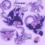  1:1 anemone_(sleepyanemone) bodily_fluids cowgirl_position cum cum_drip cum_in_pussy cum_inside dialogue dominant dominant_male dripping drugs duo eeveelution english_text espeon fellatio female female_penetrated feral feral_on_feral from_front_position generation_2_pokemon genital_fluids genitals hi_res knot male male/female male_penetrating male_penetrating_female marijuana mating_press nintendo on_bottom on_top oral penetration penile penile_penetration penis penis_in_pussy piercing pokemon pokemon_(species) reyes_(sleepyanemone) sex shocked sketch sketch_page sleepyanemone speech_bubble text umbreon vaginal vaginal_penetration 