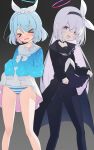  &gt;_&lt; 2girls :3 :d :o absurdres aqua_hair arona_(blue_archive) black_background black_choker black_coat black_pantyhose black_serafuku black_skirt blue_archive blue_serafuku blush braid choker clothes_lift coat colored_inner_hair commentary doyagao embarrassed eyes_visible_through_hair gradient_background grey_eyes groin hair_ornament hair_over_one_eye hairband halo highres lifted_by_self long_hair long_sleeves looking_at_viewer multicolored_hair multiple_girls n3moni open_clothes open_coat panties pantyhose plana_(blue_archive) pleated_skirt school_uniform serafuku short_hair sidelocks simple_background single_braid skirt skirt_lift smile smug striped striped_panties two-tone_hair underwear white_choker white_hair white_skirt xo 