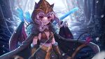  1girl :d absurdres arms_at_sides arrow_(projectile) ashe_(league_of_legends) ashe_(league_of_legends)_(cosplay) black_shirt black_skirt bow_(weapon) breasts cape cleavage cosplay demon_girl demon_tail demon_wings detached_sleeves fur-trimmed_cape fur_trim grey_hair gu_li hair_ornament hairclip heart heart_hair_ornament highres holding holding_bow_(weapon) holding_weapon hood hood_up horns ice kurona_(vtuber) league_of_legends long_hair outdoors purple_eyes quiver shirt skirt small_breasts smile snow solo standing tail tattoo teeth virtual_youtuber weapon wings 