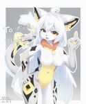  2023 4_fingers absurd_res anthro blush breasts claws digital_media_(artwork) domestic_cat featureless_breasts felid feline felis female female_anthro finger_claws fingers fur hair hand_on_hip hi_res kemono long_hair looking_at_viewer mammal multicolored_body multicolored_fur navel nude pawpads portrait shiokisylvia solo tail three-quarter_portrait 