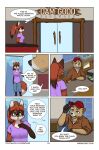  anthro beaver blue_bottomwear blue_clothing blue_pants bottomwear breasts brown_body brown_clothing brown_fur brown_hair brown_markings brown_shirt brown_topwear canid canine castor_(vixen_logic) cheek_tuft chest_tuft clothed clothing colored comic digital_media_(artwork) dipstick_ears dipstick_tail duo eyewear facial_tuft female fox foxboy83 fully_clothed fur glasses gloves_(marking) green_eyes grey_eyes hair hat headgear headwear hi_res inside leg_markings male mammal markings multicolored_ears outside pants pink_clothing pink_shirt pink_topwear red_(vixen_logic) red_body red_clothing red_fox red_fur red_hair red_hat red_headwear rodent shirt socks_(marking) standing store tail tail_markings tied_hair tootaloo topwear tuft vixen_logic white_body white_clothing white_fur white_shirt white_topwear 