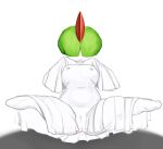  absurd_res flat_chested generation_3_pokemon genitals hi_res nintendo pokemon pokemon_(species) pokemorph pussy ralts spread_legs spreading 