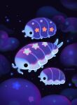  animal animal_focus artist_name black_background galaxy isopod no_humans original pikaole solid_circle_eyes sparkle star_(symbol) tagme 