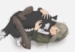  ambiguous_penetration bestiality black_body black_fur brown_hair canid canine canis clothing domestic_dog duo embrace female female_penetrated feral feral_penetrating feral_penetrating_female feral_penetrating_human fur girls_frontline hair hi_res hug human human_on_feral human_penetrated interspecies inukai_(yamaneko) jacket leg_wrap legwear long_hair lying male male/female male_penetrating male_penetrating_female male_penetrating_human mammal multicolored_body multicolored_fur on_back one_eye_closed open_mouth pantyhose penetration sex simple_background tail topwear ump40_(girls_frontline) white_background white_body white_fur yellow_eyes 