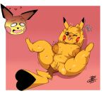  &lt;3 2023 5_fingers anthro anus areola bedroom_eyes belly big_areola big_breasts big_butt blush blush_lines bodily_fluids breasts brown_areola brown_eyes butt chubby_female clothing cosplay_pikachu_(costume) costume dialogue duo electricity erection female female_focus fingers flexible fur generation_1_pokemon generation_2_pokemon genitals ghost_drawings hair heart_tail hi_res huge_breasts kanna_(joaoppereiraus) legs_up leroy_(joaoppereiraus) line_art male male/female markings multicolored_ears narrowed_eyes nintendo nude one_eye_closed open_mouth pichu pikachu pikachu_libre pokemon pokemon_(species) pokemorph pussy saliva seductive simple_background smile spittle sweat tail tail_aside tail_markings text thick_thighs vaginal yellow_body yellow_fur yellow_tail 