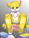  4_toes absurd_res akari barefoot blush featureless_crotch feet food food_fetish foot_focus fur hi_res hindpaw humanoid male milk nude paws soles solo suggestive suggestive_food toes white_body white_fur yellow_body yellow_fur 