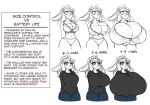  anthro big_breasts bottomwear breast_expansion breasts cleavage clothed clothing compressed_breasts compression_bra expansion female hair hi_res huge_breasts huge_thighs hyper hyper_breasts lagomorph leporid lunarspy mammal model_sheet navel panties penelope_(lunarspy) rabbit simple_background solo text thick_thighs topwear underwear wide_hips 