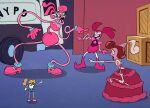  absurd_res alien baroness_von_bon_bon betty_spaghetty_(character) betty_spaghetty_(series) blonde_hair brown_hair candy candy_cane cartoon_network crossover cuphead_(game) dessert doll food gem_(species) hair hennin hi_res living_toy meme mommy_long_legs monster pink_body pink_hair pink_skin poppy_playtime spider-man_pointing_at_spider-man spinel_(steven_universe) steven_universe unknown_artist 