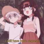  1boy 1girl alluka_zoldyck arms_behind_back black_hair blue_eyes blue_shorts blush brother_and_sister cheonsaru closed_mouth dress female_child forest hairband hand_on_own_head hat hunter_x_hunter killua_zoldyck long_hair looking_to_the_side male_child multi-tied_hair nature open_mouth outdoors red_dress shirt short_hair shorts siblings smile white_hair white_shirt 