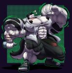  abs absurd_res anthro biceps big_bulge big_muscles big_penis bobert_(artist) bulge canid canine canis domestic_dog genitals growth hi_res huge_bulge huge_penis husky hyper hyper_genitalia hyper_penis male mammal muscle_growth muscular nipples nordic_sled_dog pecs penis potion solo spitz tokitechie wolf 