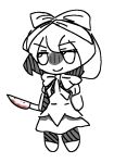  anthro cheesypuffs cirno female fumo_(doll) humor knife meme plushie solo touhou 