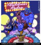  abdominal_bulge abs aladdin_(disney) anal anal_penetration back_muscles balls beard black_hair blue_body body_hair boots butt chair_position clothing cowboy_boots cowboy_hat disney disney&#039;s_aladdin duo ear_piercing english_text erection eye_contact facial_hair footwear from_behind_position galaxycoopz genie genie_(disney) genitals hair hairy_balls hat headgear headwear human human_on_humanoid human_penetrated humanoid humanoid_penetrating humanoid_penetrating_human humanoid_pointy_ears interspecies larger_humanoid larger_male long_ears looking_at_another looking_pleasured male male/male male_penetrated male_penetrating male_penetrating_male mammal mechanical_bull muscular muscular_humanoid muscular_male nipples nude open_mouth pecs penetration penile penile_penetration penis penis_in_ass piercing sex signature sitting size_difference smaller_human smaller_male smaller_penetrated text url 