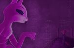  anothercolouranon anthro bandage blade_runner_2049 bridge canid canine city disney duo female fox gesture hi_res hologram judy_hopps male mammal nick_wilde nude pointing standing zootopia 