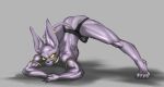  alien anthro ass_up beerus claws dagantfus_(artist) domestic_cat dragon_ball dragon_ball_super felid feline felis hairless hairless_cat hi_res looking_at_viewer male mammal muscular muscular_anthro muscular_male muscular_thighs solo sphynx_(cat) yellow_eyes 