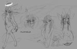  absurd_res angel domestic_cat felid feline felis flophelia hi_res horn mammal nude plushie sassy sketch sketch_page teeth unfinished wings 