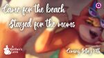  absurd_res animal_crossing anthro audie_(animal_crossing) beach blurred_background blurred_character eyewear eyewear_on_head female hi_res nintendo seaside solo sunglasses sunglasses_on_head teaser teasing text text_emphasis tucolewds your_mother 
